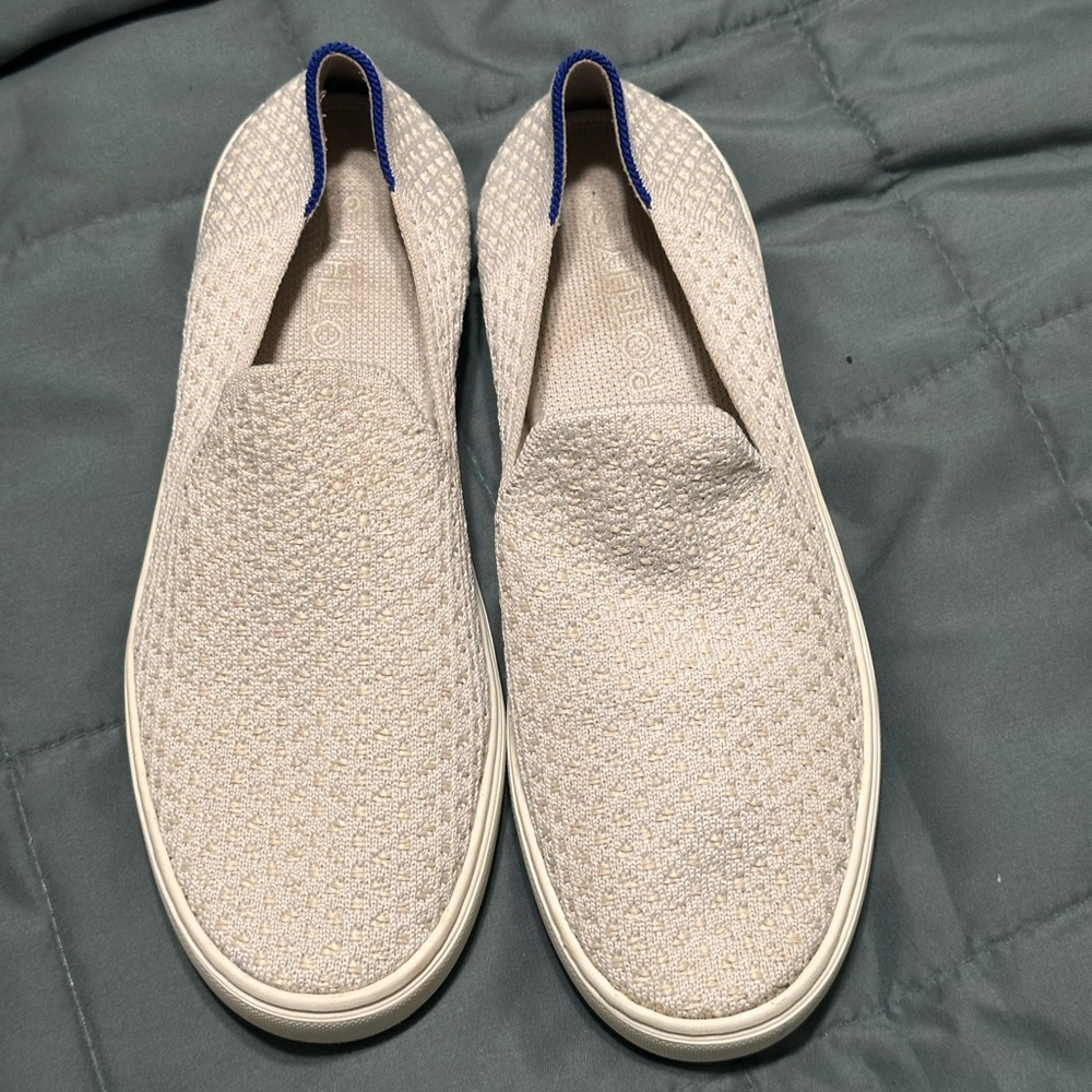 Rothy’s Salt Honeycomb The Original Slip On Sneakers 8.5